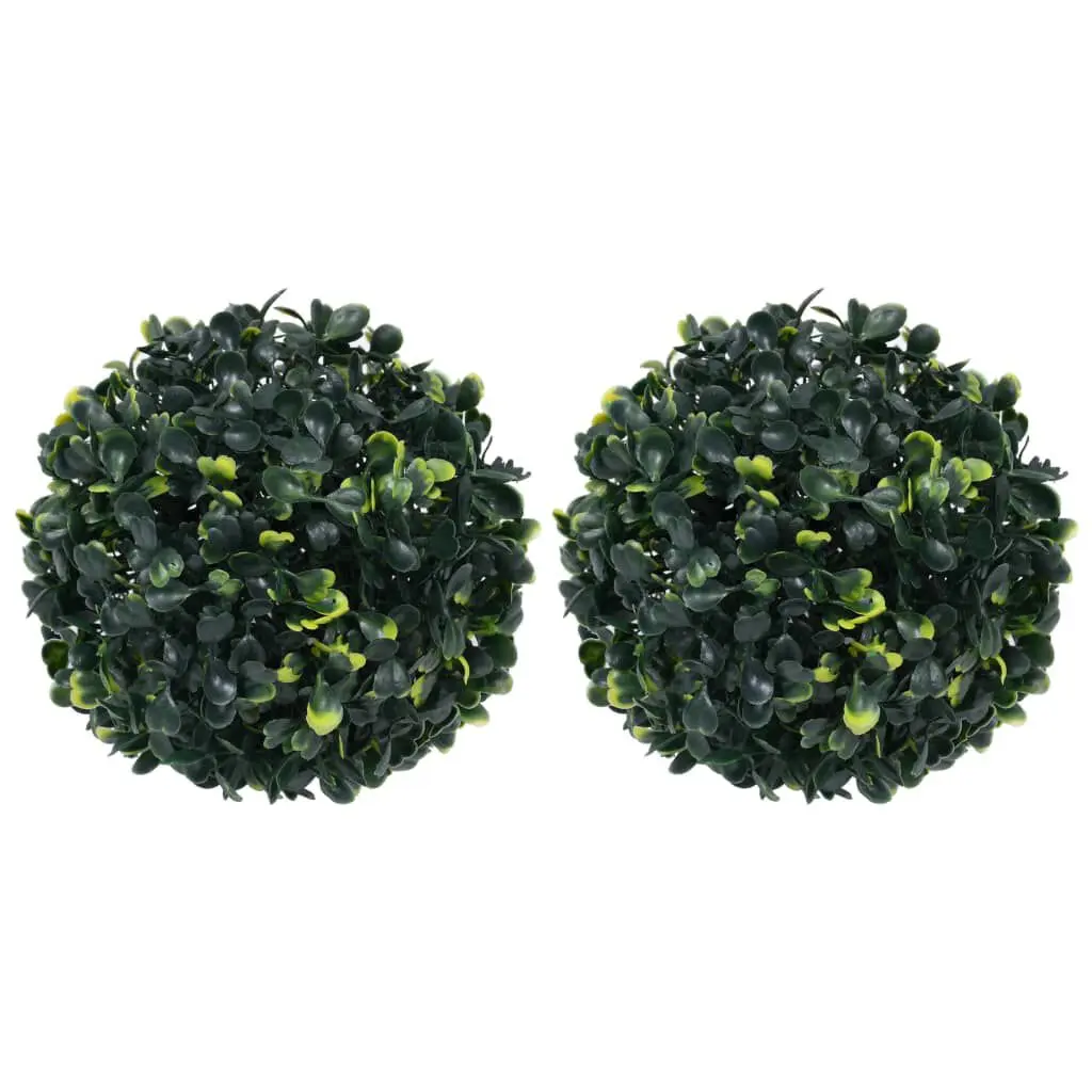 Artificial Boxwood Balls 2 Pack 8.7 Inches Home or Wedding Decor