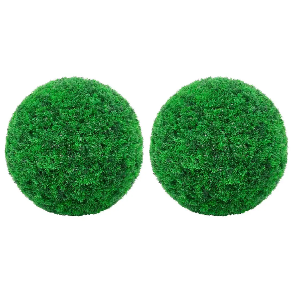 Artificial Boxwood Balls 2 pcs 10.6 Garden Decor