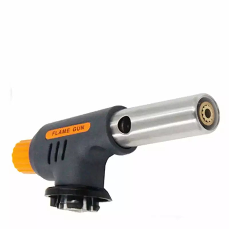 occkic Windproof Metal Butane Torch Welding Spray Gun Travel-friendly Ignition Gun Welding Cooking Tool