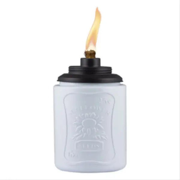 Tiki 1121097 Sunflower Table Torch 7.2 Inch Decorative Outdoor Patio Lighting