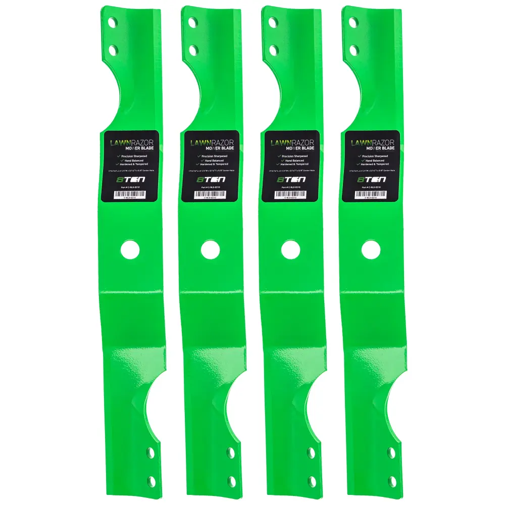 LawnRAZOR Notched Notched Medium Lift Blade Ariens Gravely 03971900 03746500 | SET FOUR