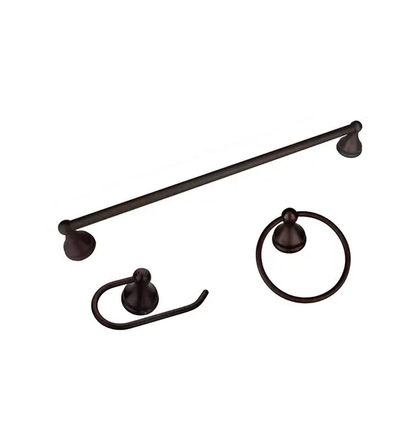 Boston Harbor 5003ORB Venetian Bath Hardware Set Oil Rubbed Bronze 3-Piece