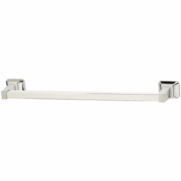 HomePointe 109723 Brushed Nickel Basic Towel Bar 24 Inch Bathroom Hardware