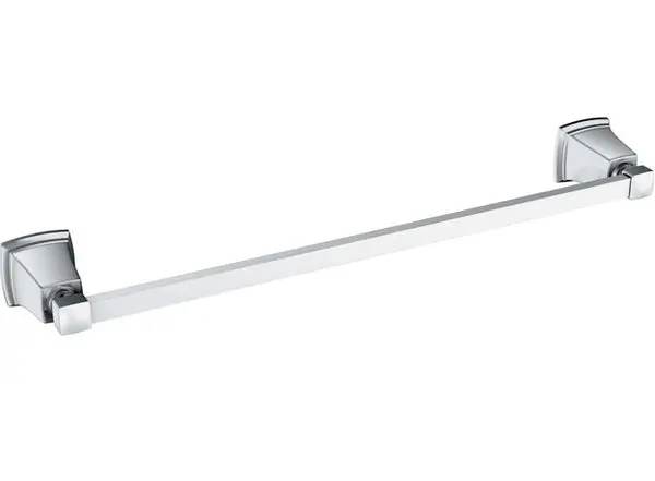 Moen Y3224CH Boardwalk Chrome Towel Bar 24 Inch Bathroom Accessory
