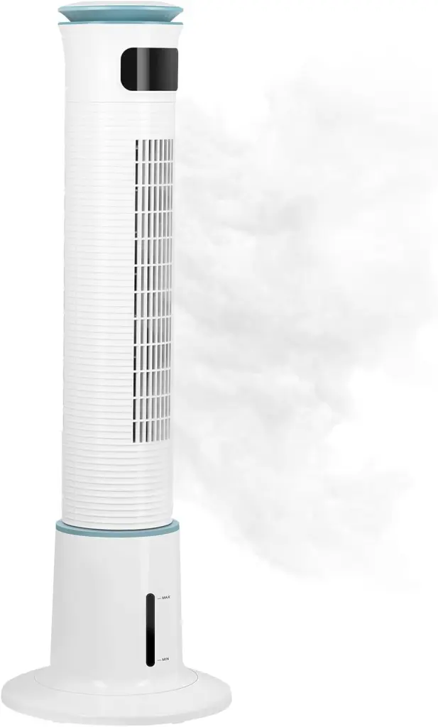 43 Inch Electric Oscillating Tower Fan Remote Control Indoor w1134dhs