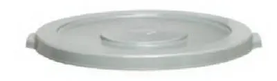 Continental 4445GY Huskee Round Lid 44 Gallon Receptacles Gray Continental Commercial