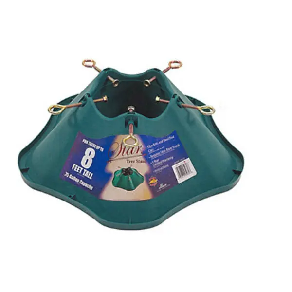 Jack-Post 508-ST Star Christmas Tree Stand Up to 8' Green 0.75-Gallon