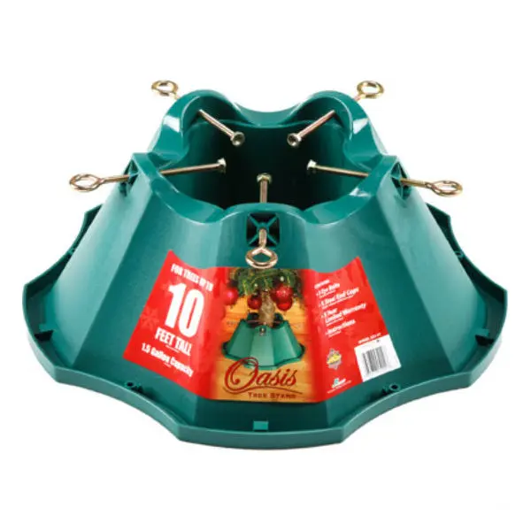 Jack-Post 522-ST Oasis Christmas Tree Stand Trees Up To 10 Feet 1.9-Gallon Water Capacity