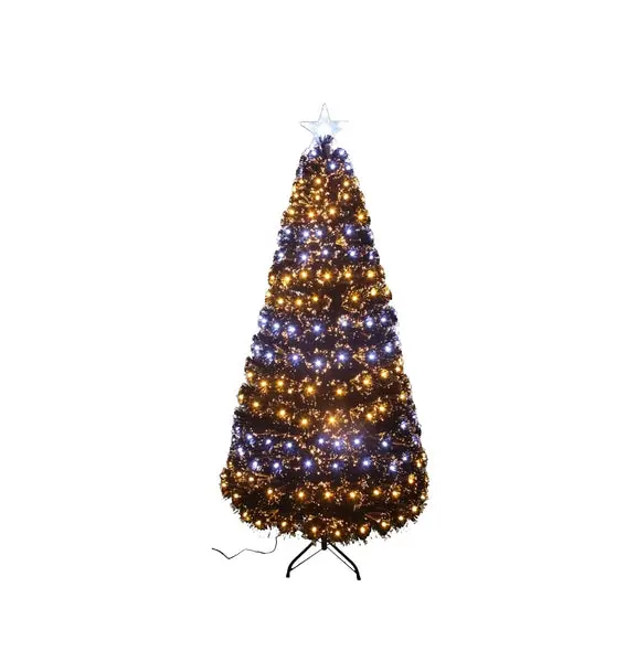 Santas Forest 54860 Fiber Optic Christmas Tree White Light Holiday Decor