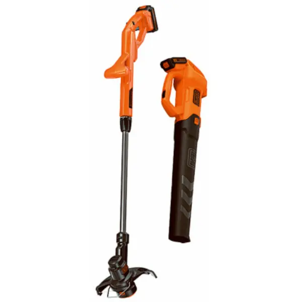 Black & Decker BCK279D2 Axial Blower and Cordless String Trimmer Combo Kit 20V Black u0026 Decker