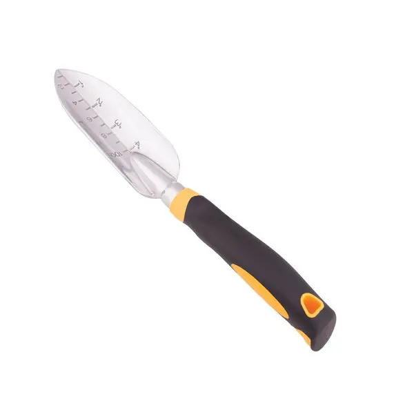 Landscapers Select GT956B Black Yellow 5-7/8 Inch Garden Transplanting Trowel Easy Planting