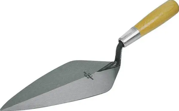 Marshalltown 33 10 Narrow London Brick Trowel 10 Inch Wooden Handle