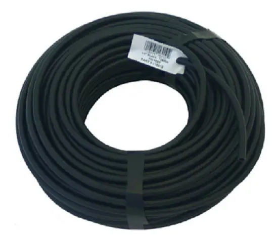 Raindrip 016005P Black Poly Tubing 1/4 Inch x 50 Feet Drip Irrigation Supply Line