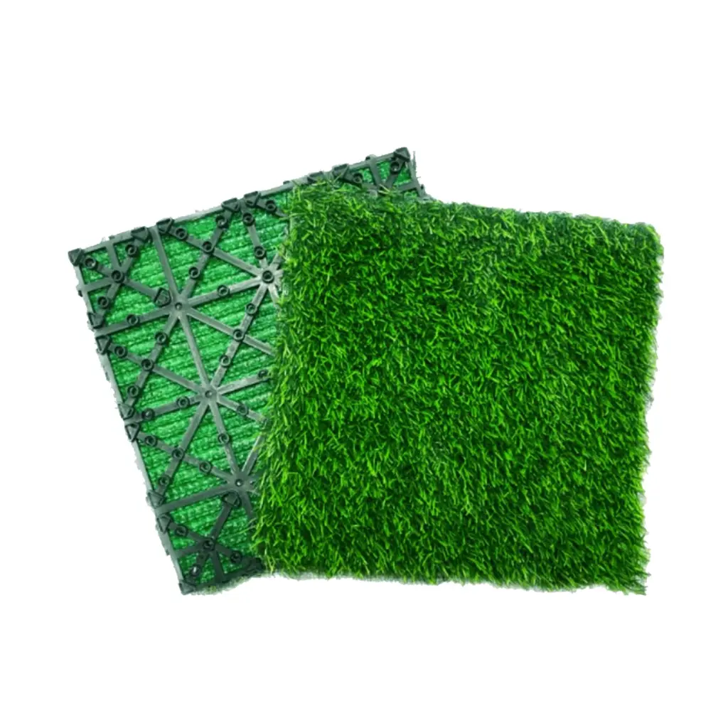 Artificial Grass Turf Tiles Interlocking Set 35 Pieces rnb