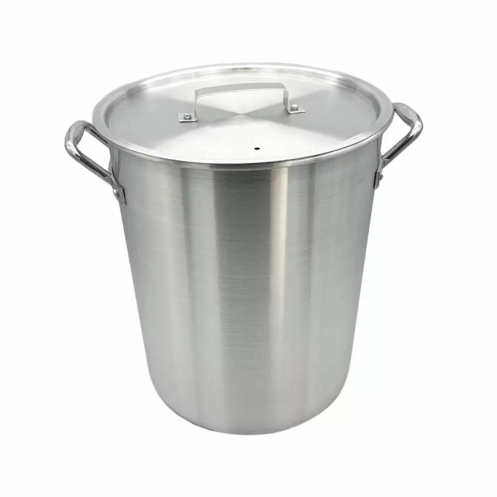 Nexgrill 30 Qt Aluminum Fryer Pot Strainer Binquireet and Lid Outdoor Cooking 30