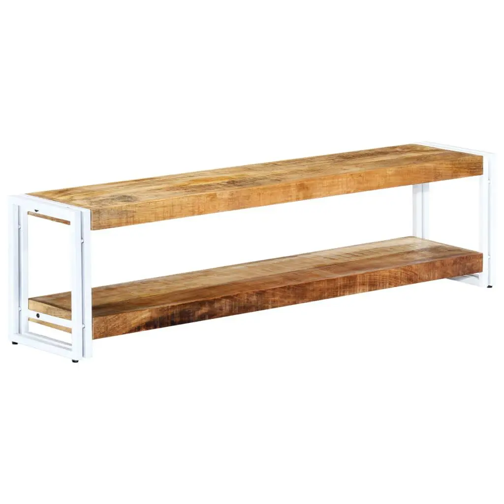 59.1x11.8x15.7 Inch Solid Wood Mango TV Stand Living Room