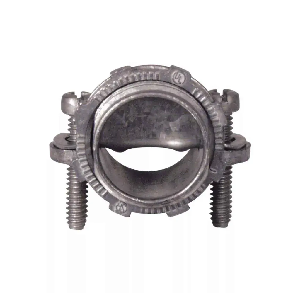 2-Screw Straight Saddle Connector One Flange, 3/8" (5 Units)