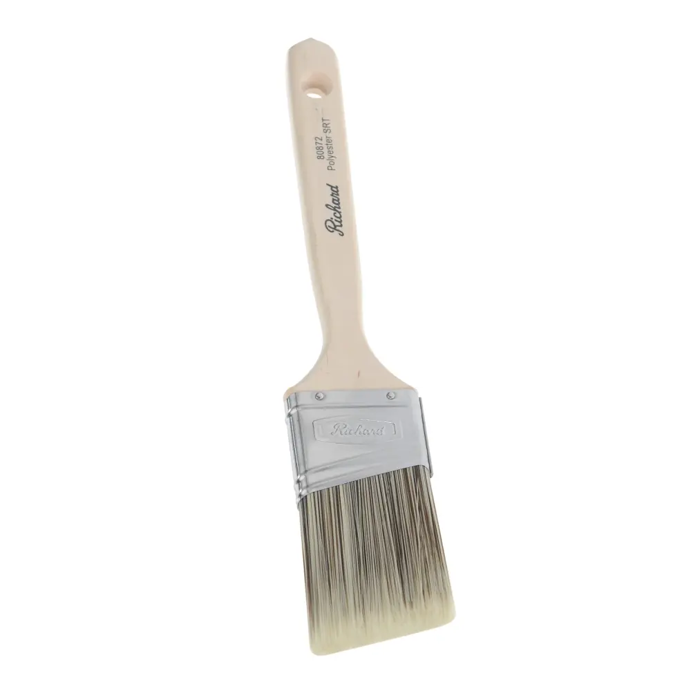 2'' Angular Paintbrush, Pro Platinum Series, SRT Poly-material Filaments, Wood Handle