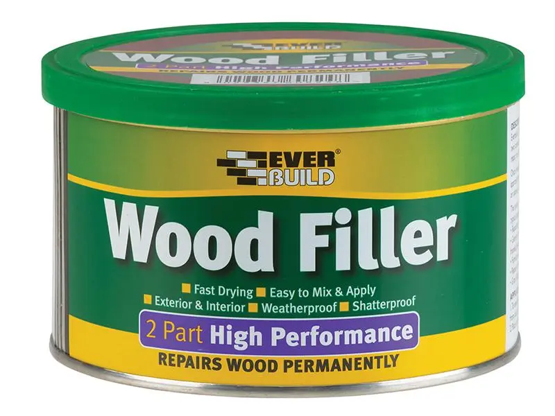 Everbuild Wood Filler High Performance 2 Part Airy Stainable 1.4Kg