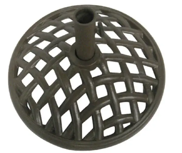 Four Seasons Courtyard BZB01004H66 Beaumont Umbrella Base Cast Iron Heavy Duty