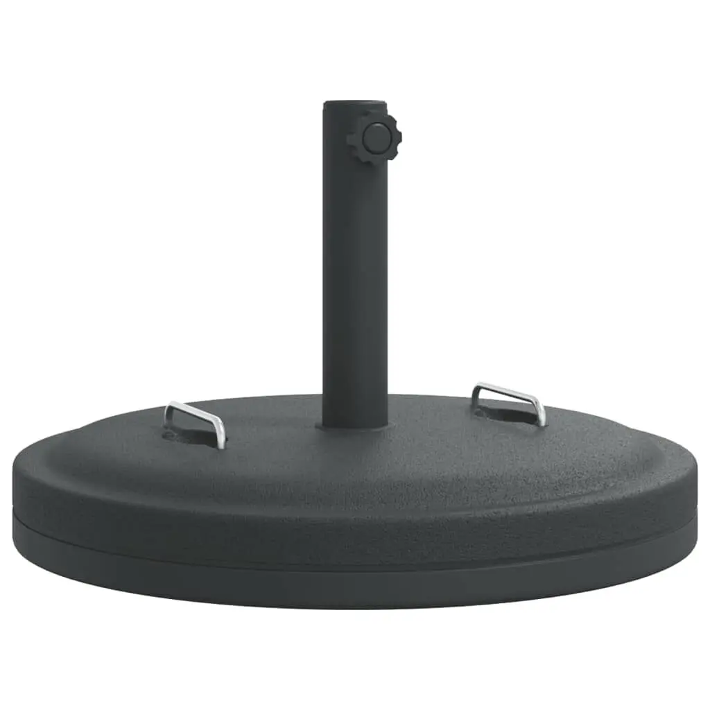 Parasol Base Handles Ø1.5/1.9 Inch Poles 55.1 lb Round Heavy Duty Outdoor Umbrella Stand