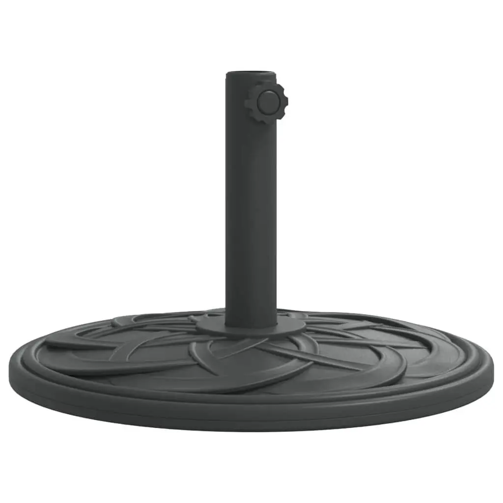 Parasol Base 1.5 to 1.9 Inch Poles 26.5 lb Round Outdoor Umbrella Stand