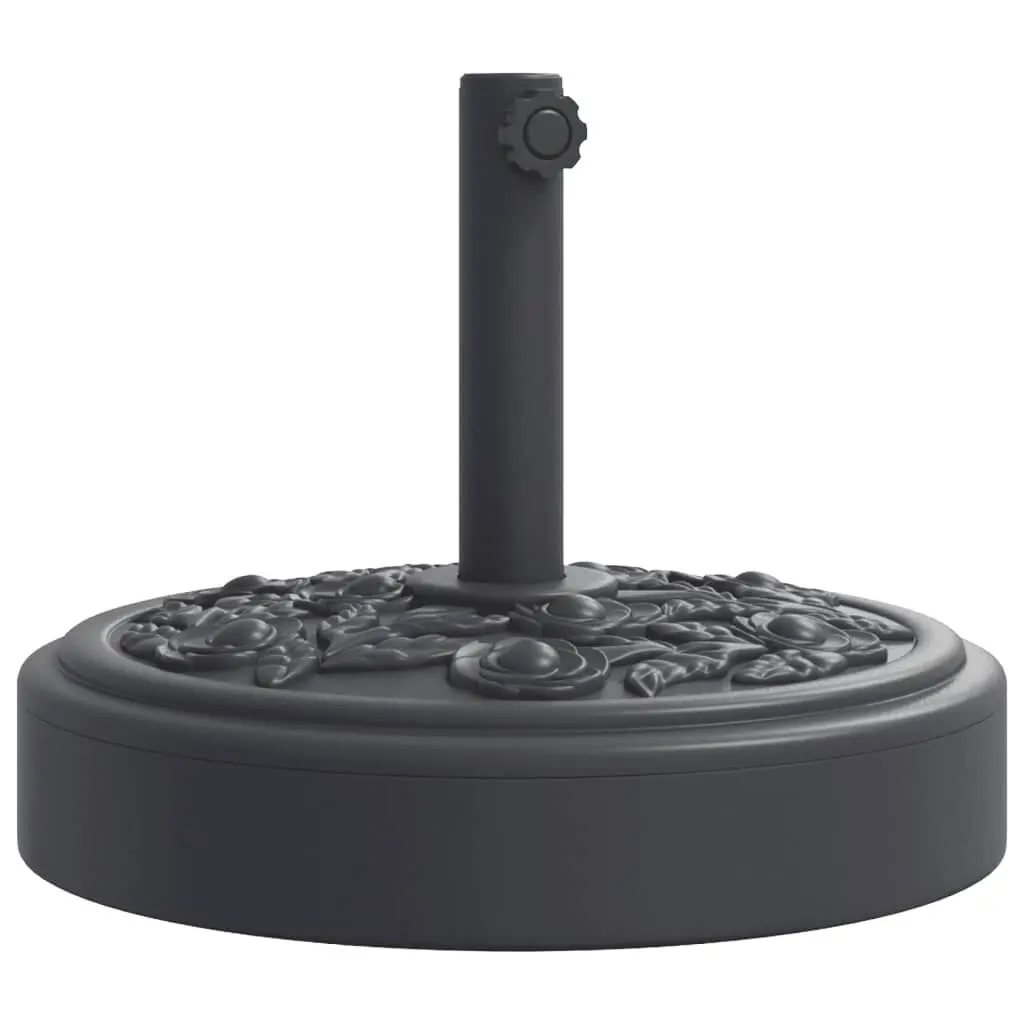 Parasol Base 1.5 to 1.9 Inch Poles 55.1 lb Round Heavy Duty Outdoor Umbrella Stand