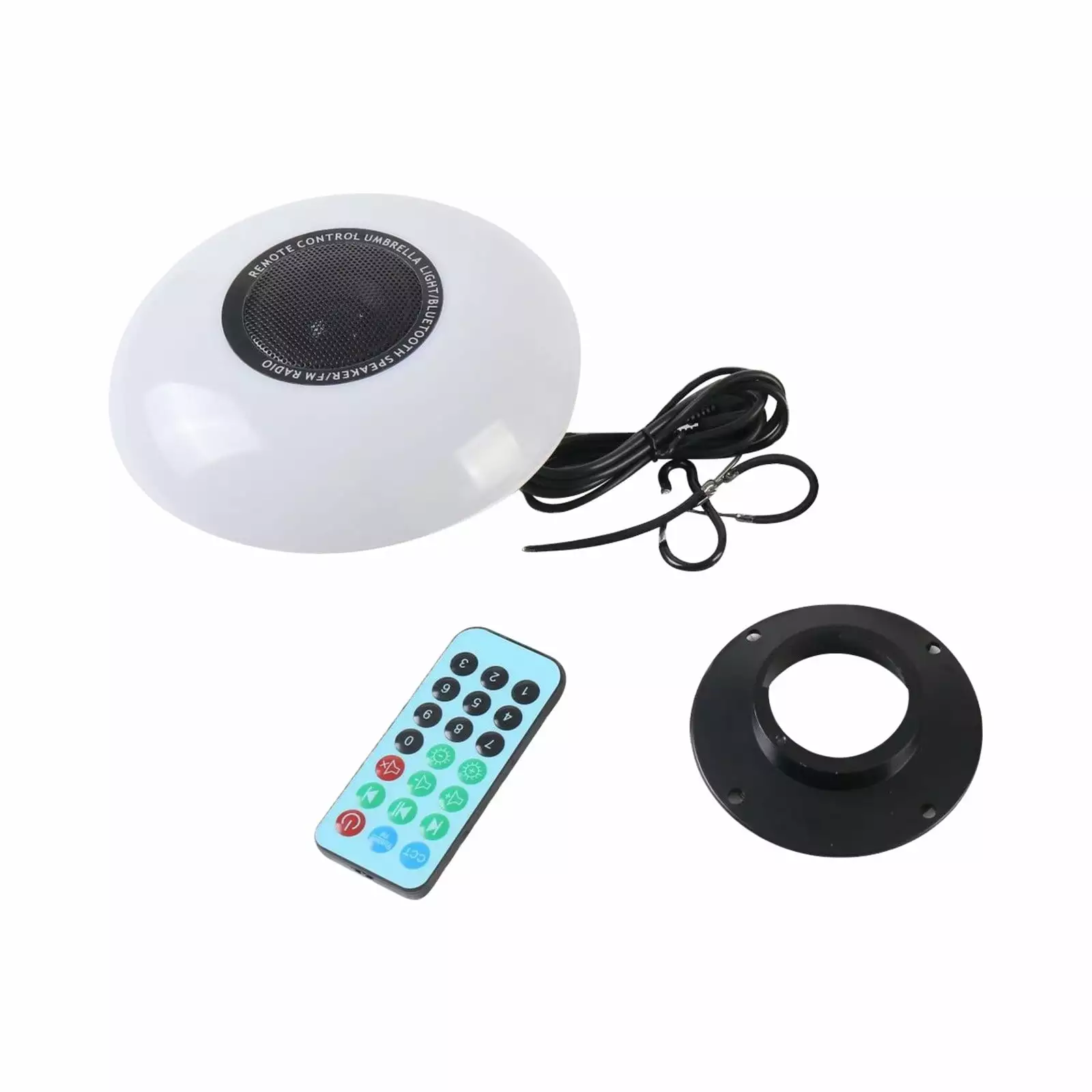 All Home Deals!Kyusrd Outdoor Umbrella Light Remote Control Wireless Radio Audio.USB Powered Patio Umbrella Light LED Umbr...