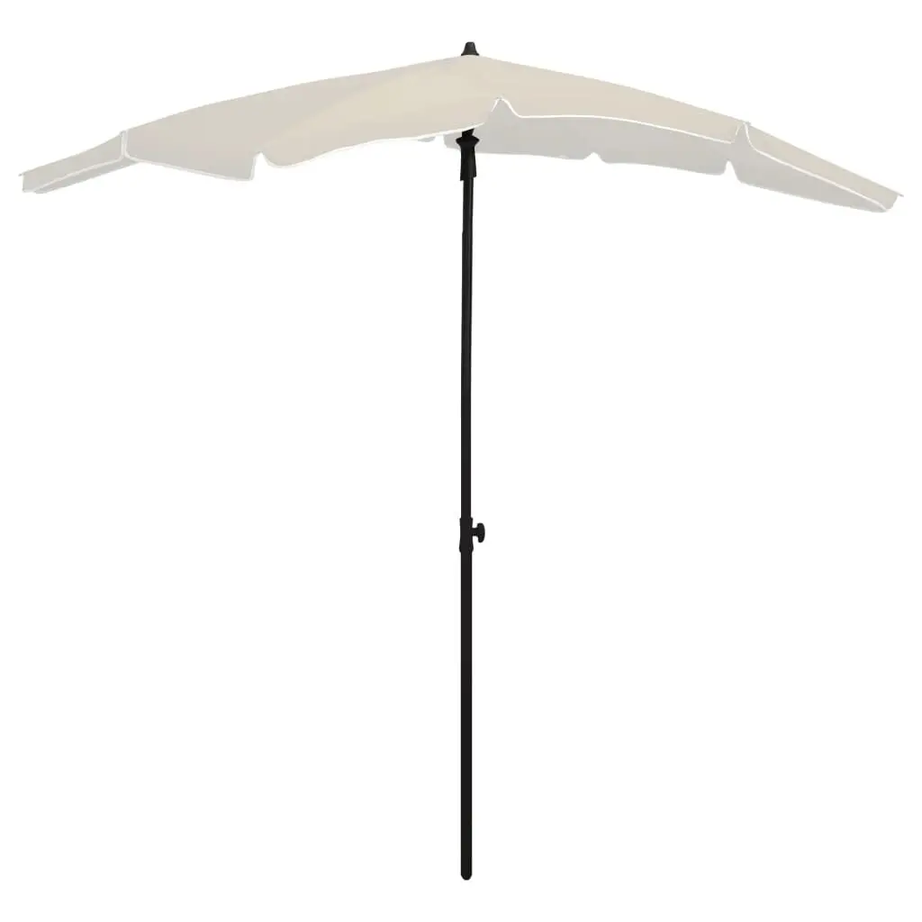 Garden Parasol Pole 78.7x51.2 Inches Sand