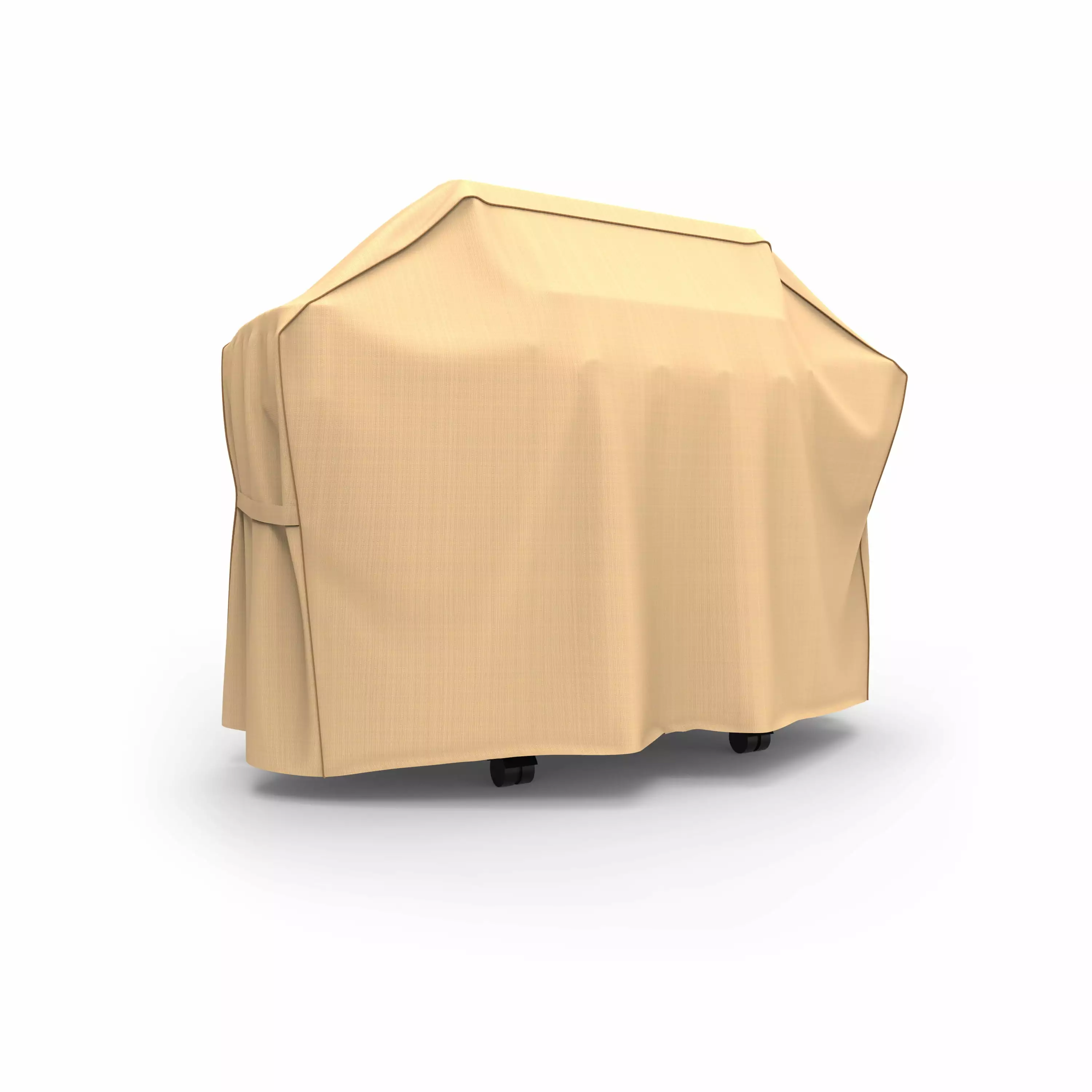Budge Large Tan Patio Outdoor BBQ Grill Cover Sedona Large