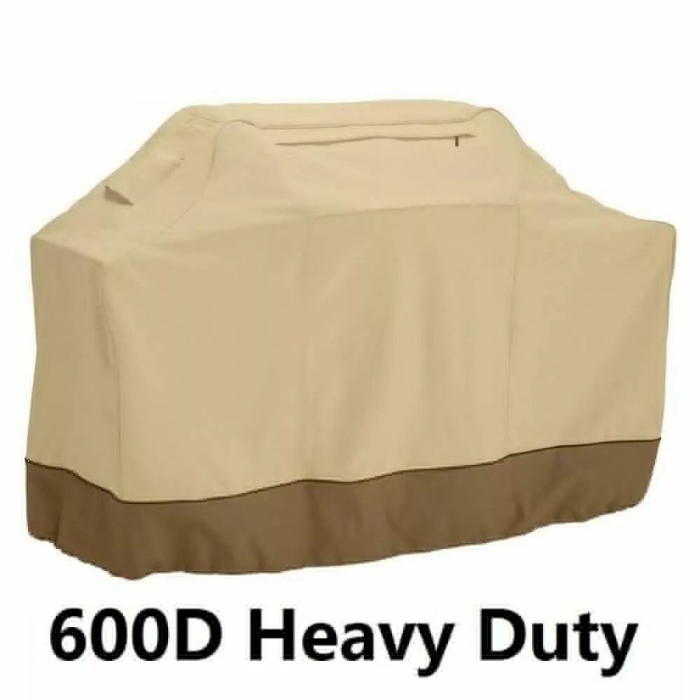 WSYW 600D Heavy Duty 72 Inch Waterproof BBQ Grill Cover Beige 58x24x48