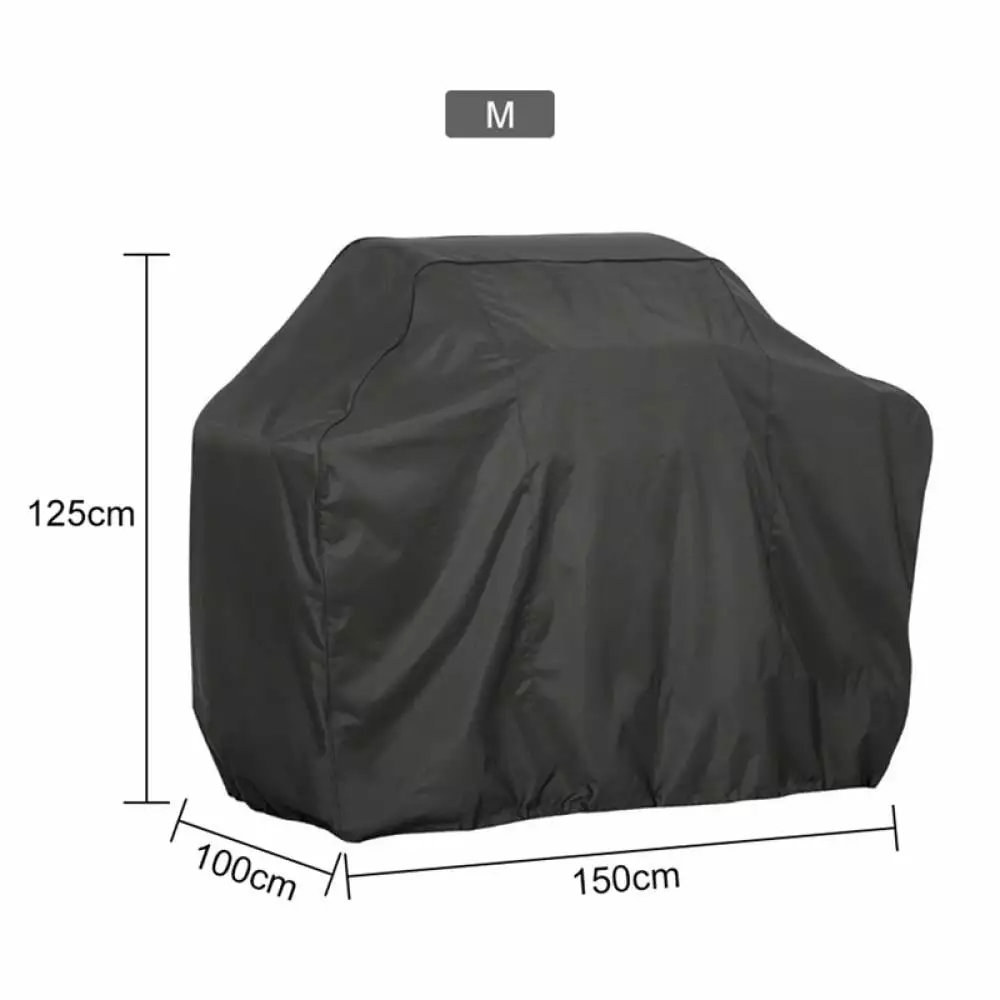 Grill Cover BBQ Protection Dustproof Rainproof Cloth Cover Square Barbecue Accessories 3xs