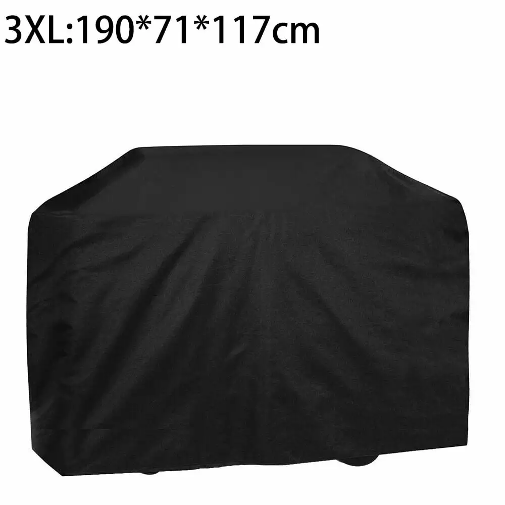 Heavy Duty Waterproof BBQ Grill Cover Rainproof Gas Barbeque Protector 7 Sizes Universal Fit Garden Patio