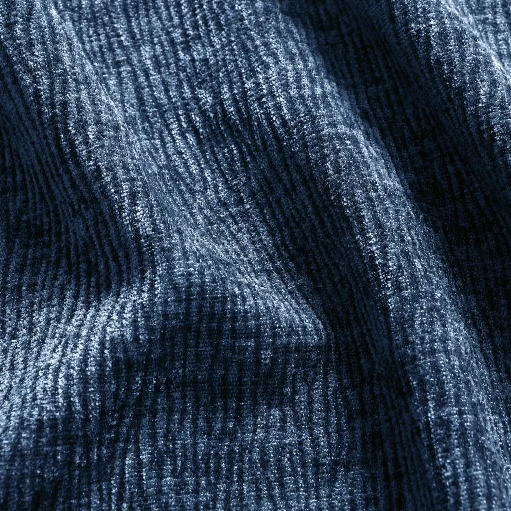 614Aal Parcel2 Navy Chenille Fabric Upholstery and Crafts rnb