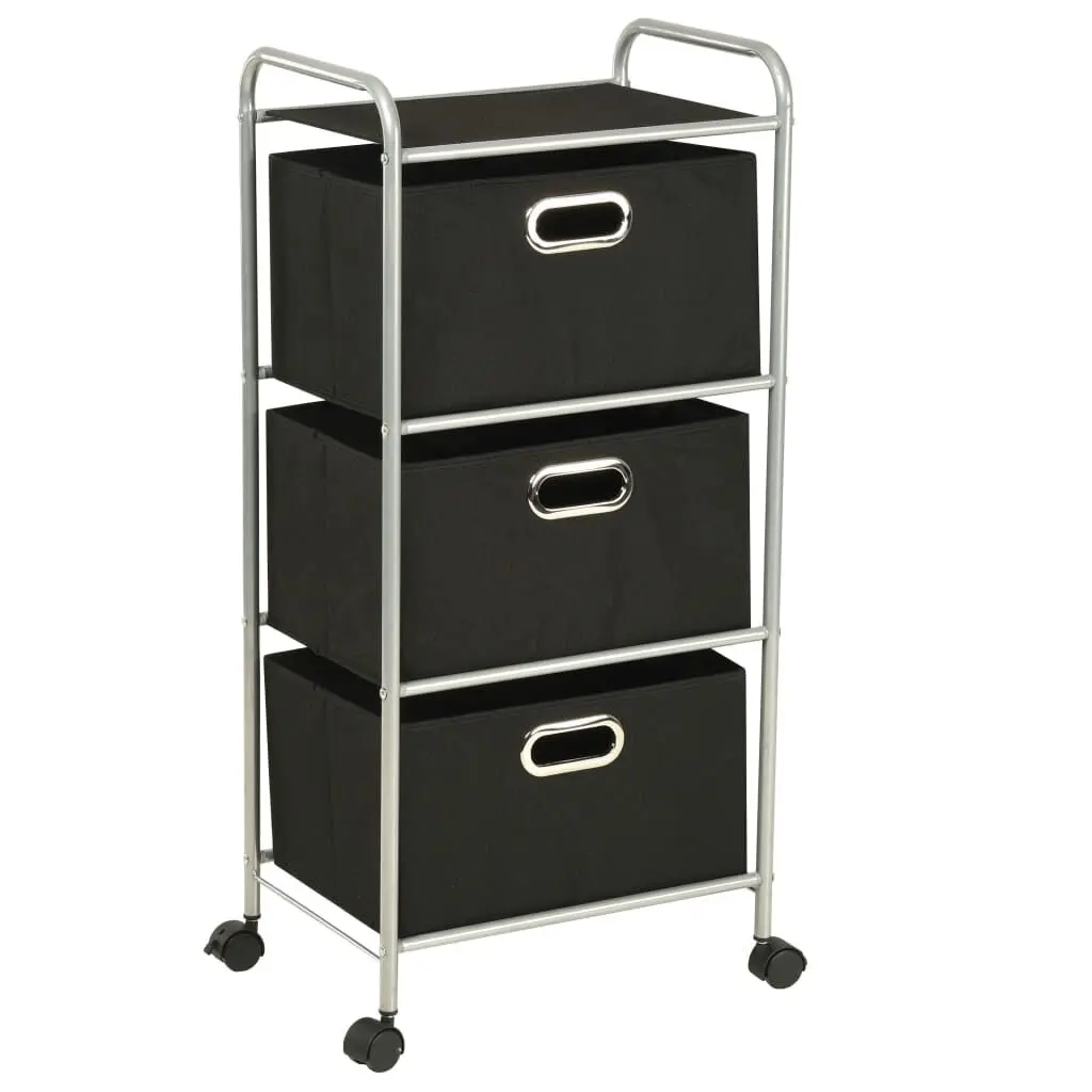 Steel Shelving Unit 3 Storage Boxes Non-woven Fabric Organizer