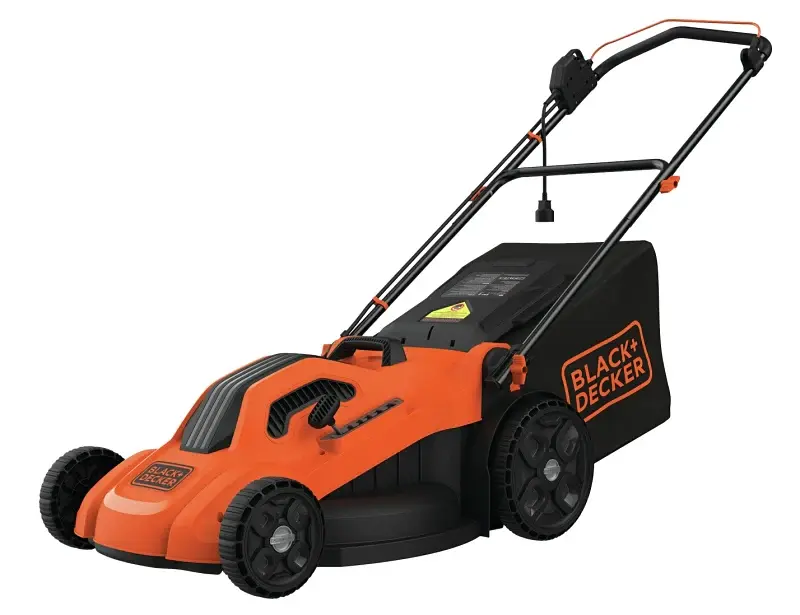 Black+Decker BEMW213 Electric Lawn Mower, 13 , 120 V, 20 W Cutting, Winged Blade, 20 L Cord