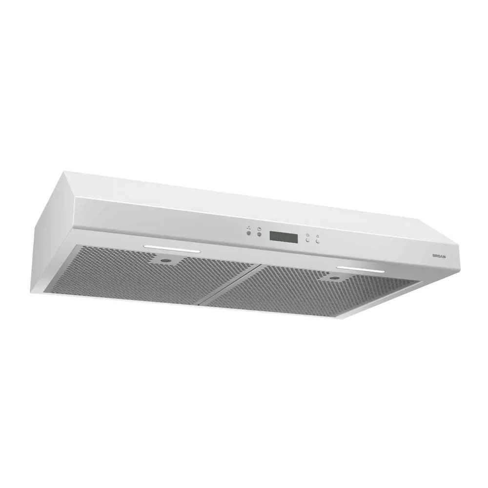 Convertible Under-Cabinet Range Hood 30" 450 Max Blower CFM, Ivory