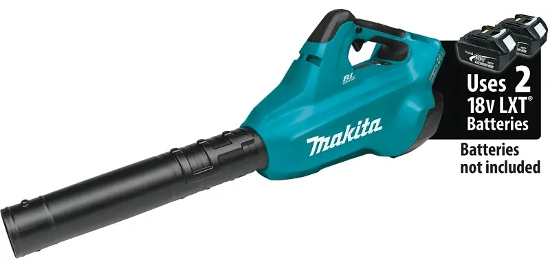 Gas Powered Makita XBU02Z Brushless Blower, Tool Only, 5 Ah, 36 V, Lithium-Ion, 473 cfm Air, 28 min Run Time