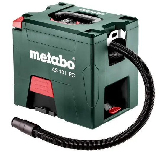 Metabo AS18LPC Wireless 18V Vacuum Cleaner - 602021850