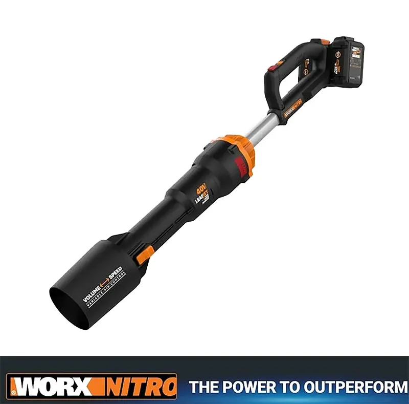 Worx WG585 Leafjet Battery-powered Leaf Blower Brushless Motor, Battery Included, 4 Ah, 40 V, Lithium-Ion, 4 -Speed | Ligh...