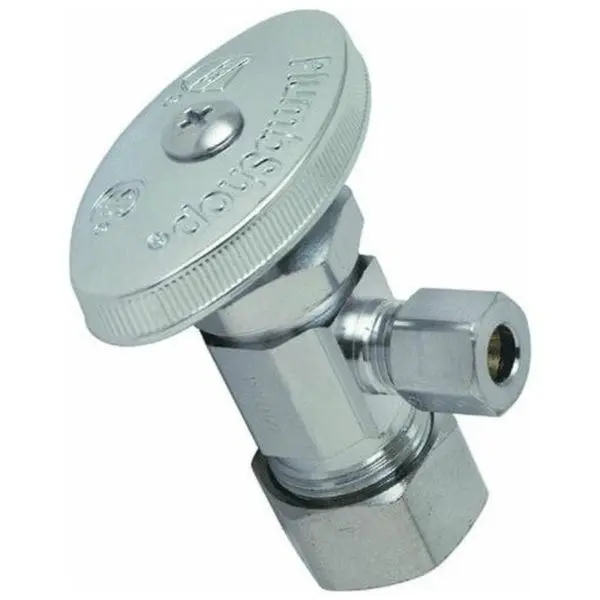 Brass Craft OCR09X C1 Lo Lead Angle Stop Valve 1/2 x 1/4 Inch BrassCraft