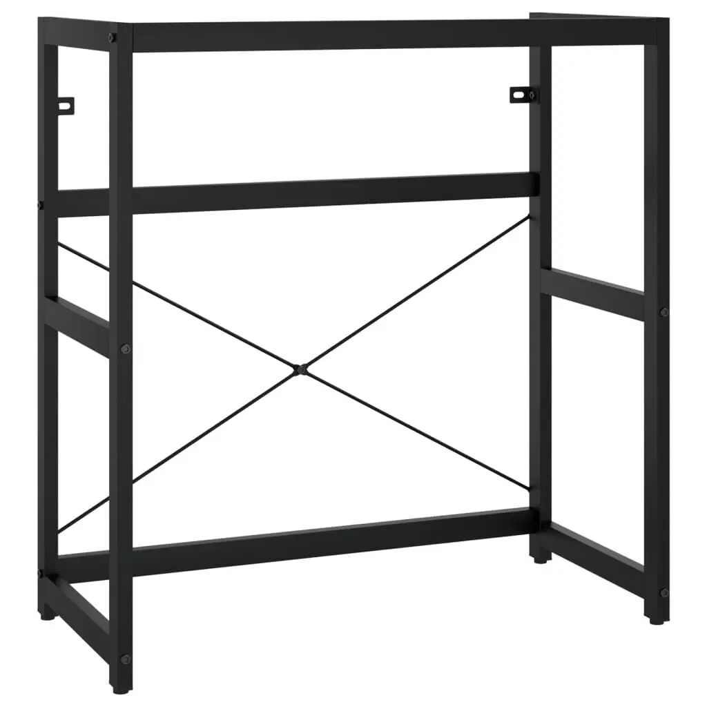 Bathroom Washbasin Frame Black 31.1x15x32.7 Inch Iron Sink Stand