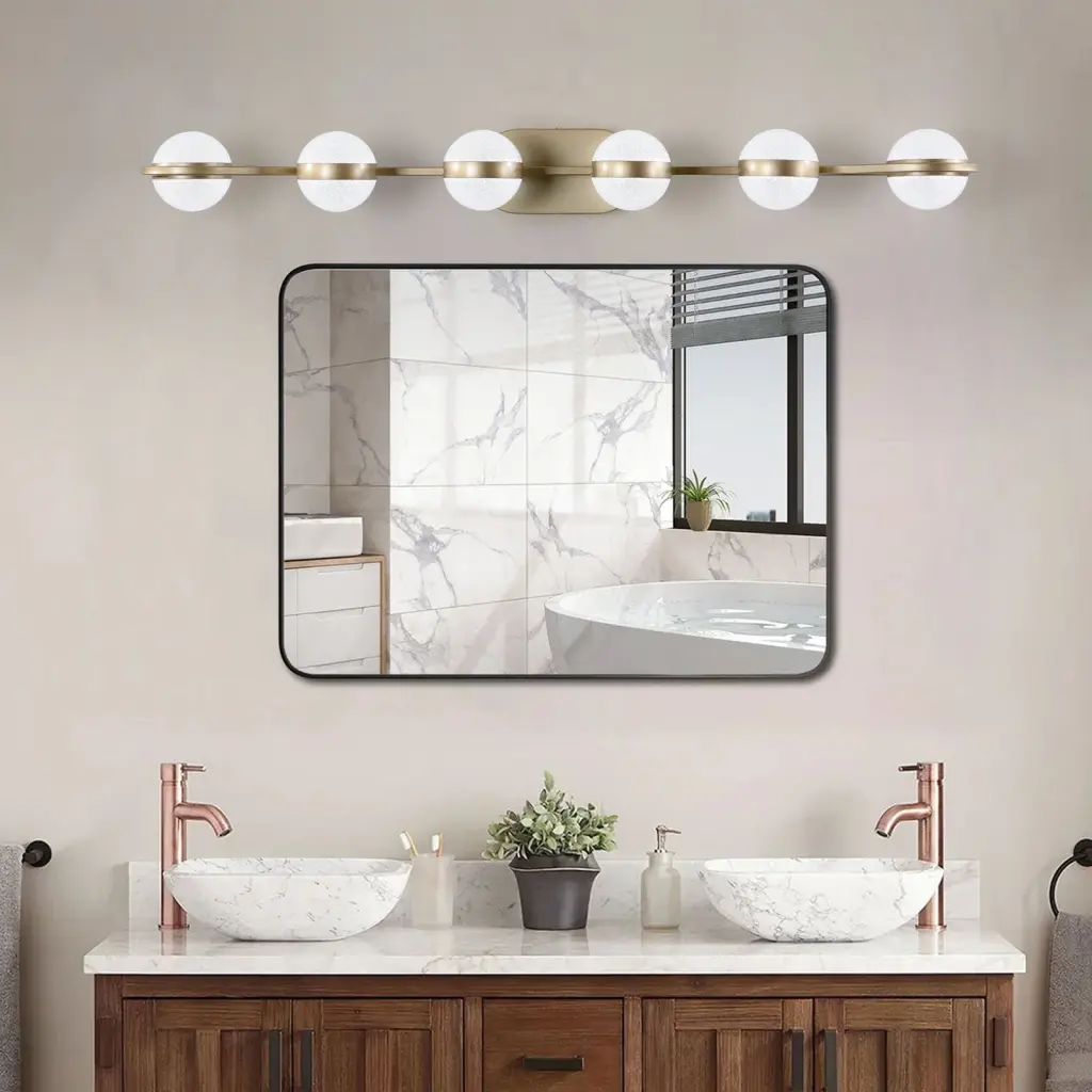 Modern Minimalist Bathroom Vanity Light Same As W1340P143676 L2001 G 6 lighting commune
