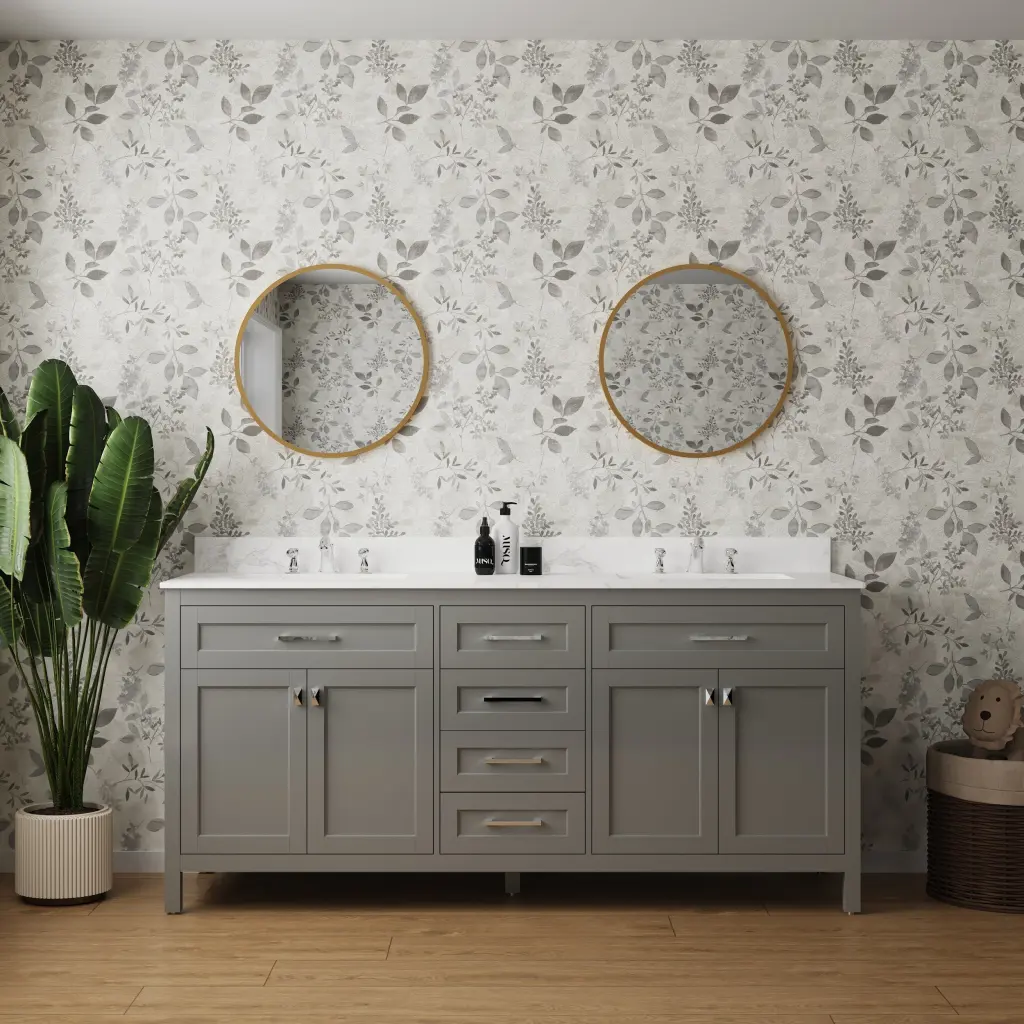 Vanity Sink Bundle Stone Countertop and Bathroom Sink Cabinet Modern Bathrooms bathin