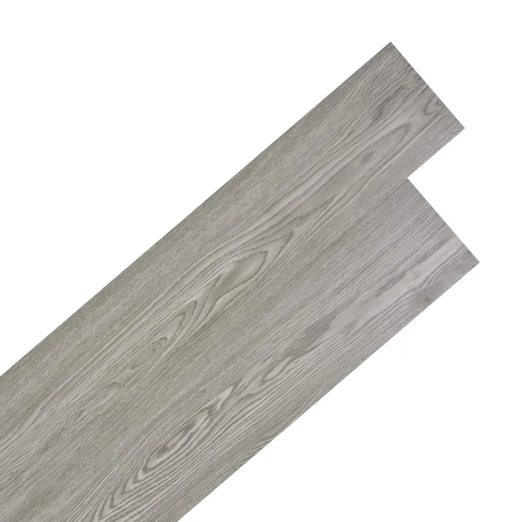 Self-adhesive PVC Flooring Planks 54 ft² 0.08 Inches Dark Gray