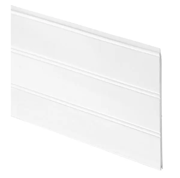 Inteplast 10040300891 Reversible Beaded Wainscot Kit White Wall Panel Kit