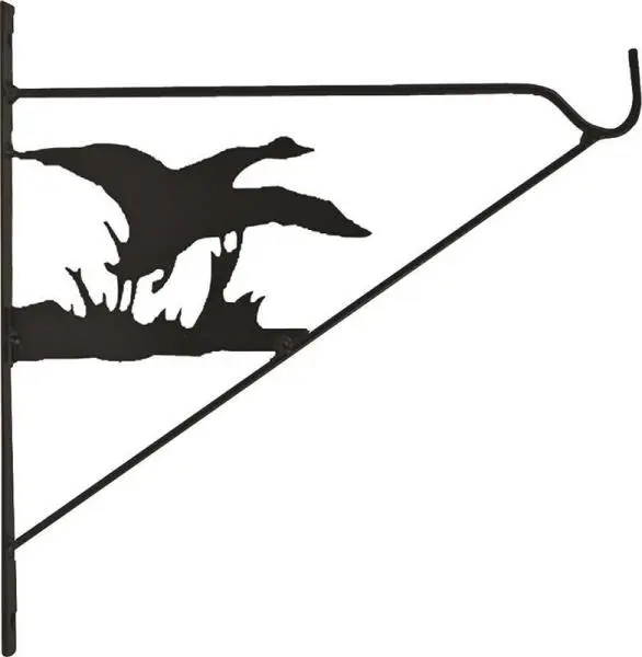 Landscapers Select GF-3060 Wall Mounting Plant Bracket Black 11 Inch Heavy Duty