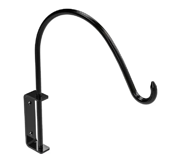 National Hardware N275-502 Curved Hanging Plant Wall Bracket Outdoor Garden Decor