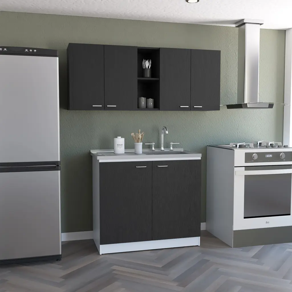 2 Piece Kitchen Set Olimpo 150 Wall Cabinet Salento Utility Sink Faucet depot e-shop