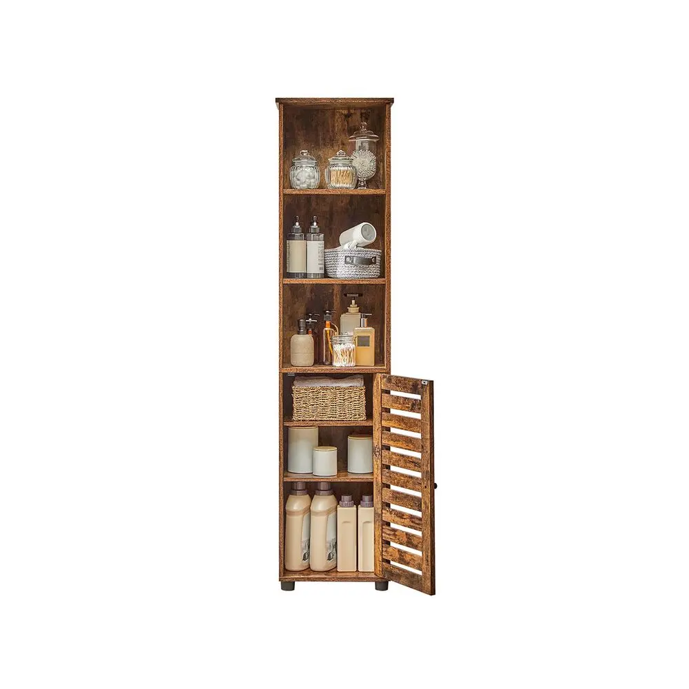 Bathroom Cabinet 3 Open Compartments Wall Mounted Storage Shelf VASAGLE